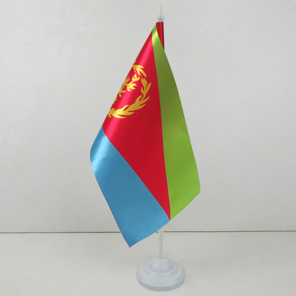 Флажок Эритреи на пластиковой подставке Флажок Эритреи на пластиковой подставке